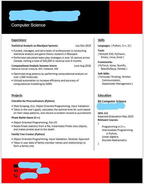6: Research probably looks pretty good on a resume, but don't do it if you aren't interested in it. . Internships for sophomores in college computer science reddit